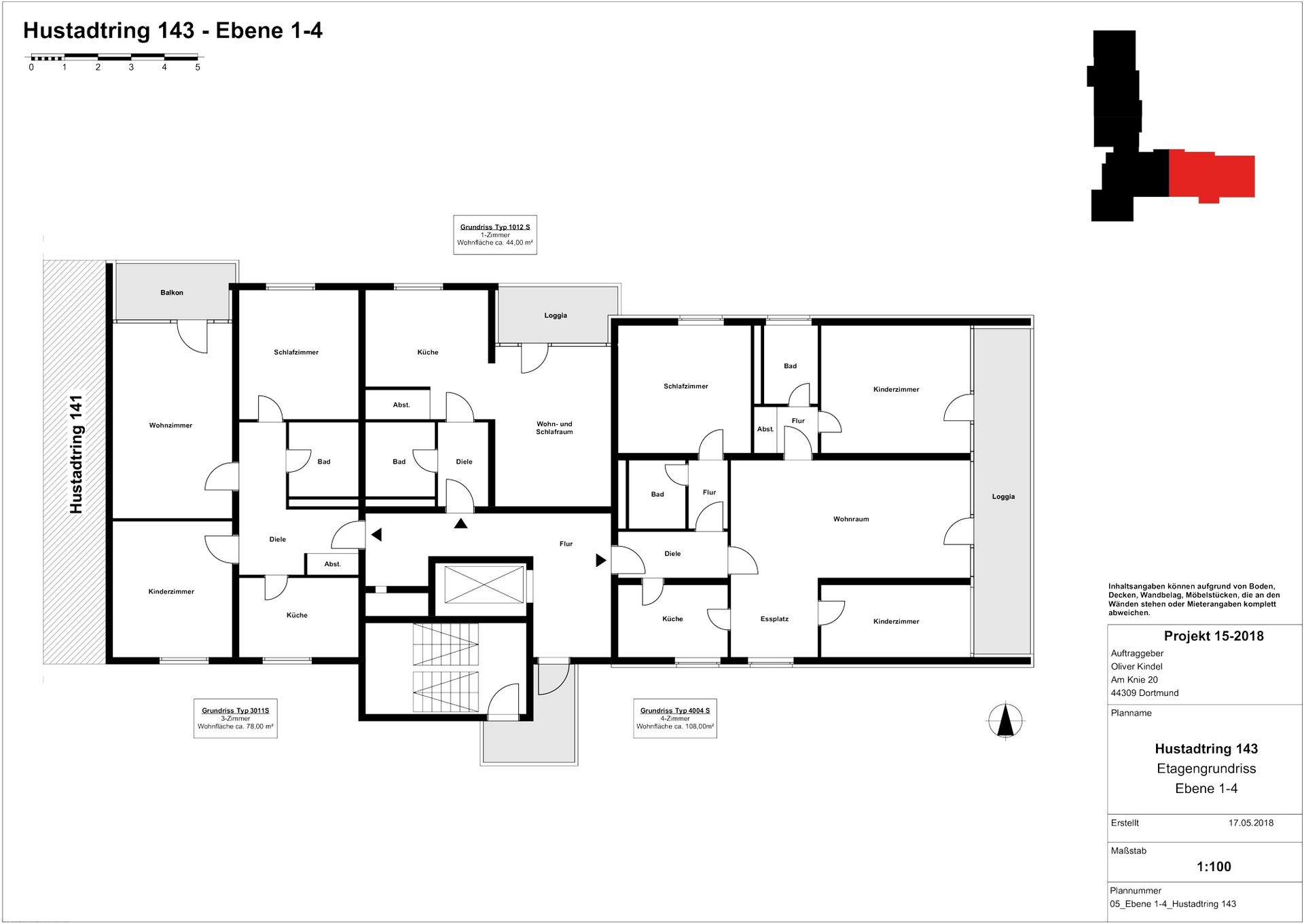 Referenz 06 / Grundriss 16-Etage