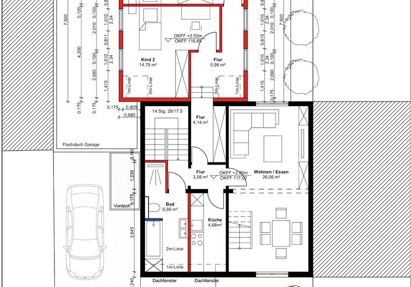 Referenz 05 Obergeschoss Grundriss