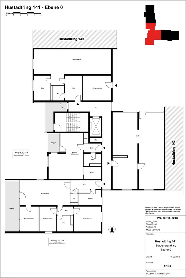 Referenz 06 / Grundriss 13-Etage
