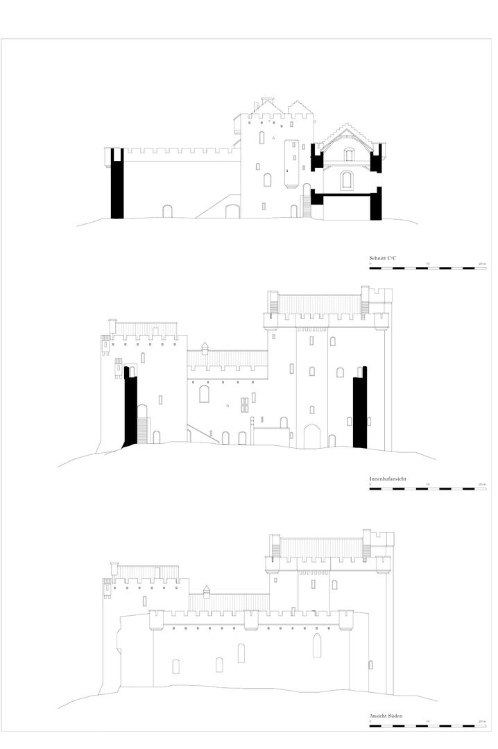 Referenz 07 Schnitte-Ansichten-2-Doune-Castle